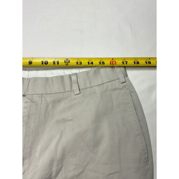 Brooks Brothers Mens Cotton Dress Pants Beige Flat Front Chinos W36‎ L30 - Picture 8 of 12